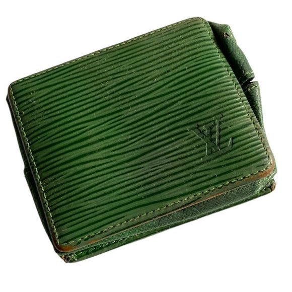 Louis Vuitton Handbags - Vintage Louis Vuitton Green Vachetta Leather Coin Pouch
